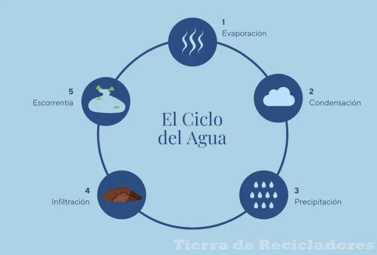 El proceso natural de evaporación del agua