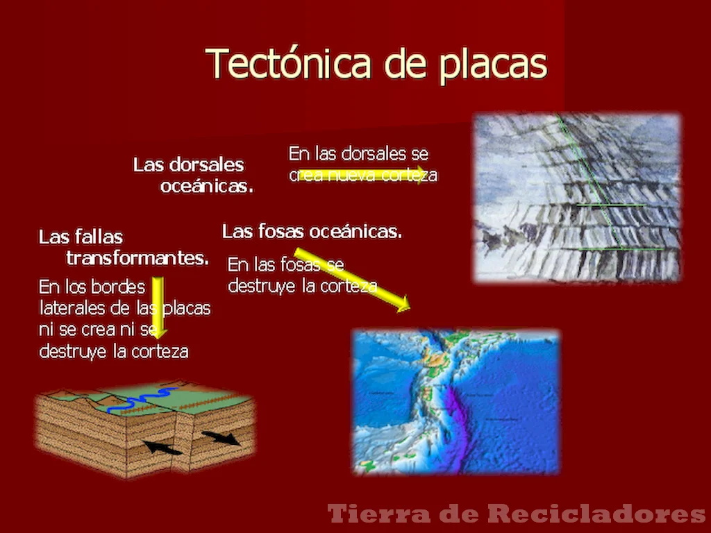 La formación de las dorsales oceánicas